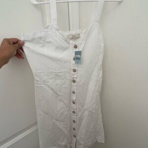 Loft linen blend dress 8P